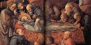 Fra Filippo Lippi Details of The Death of St Jerome. oil